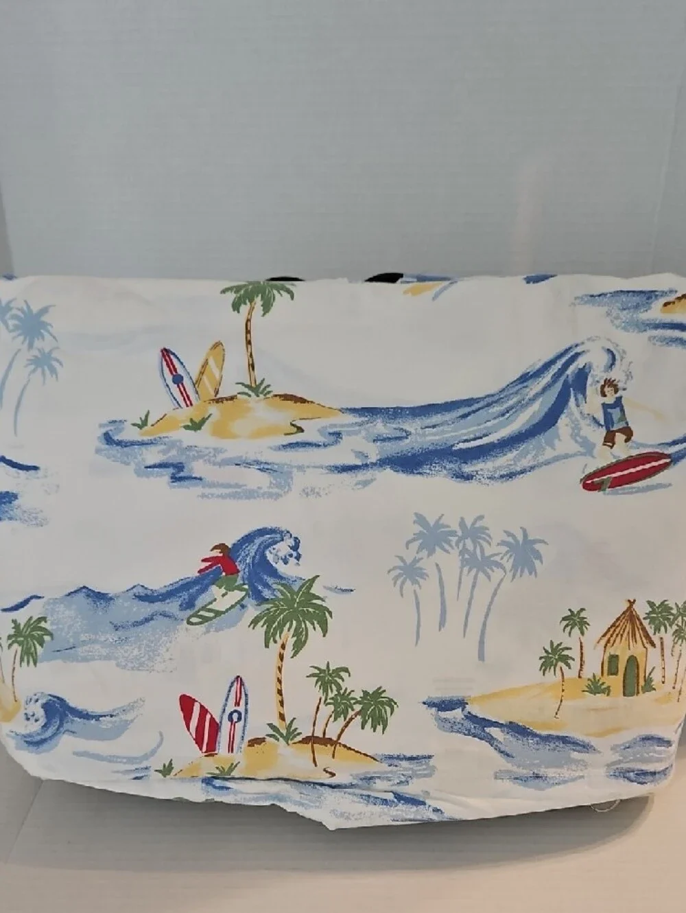 Pottery Barn Kids Island Surf Cotton Twin Duvet Cover